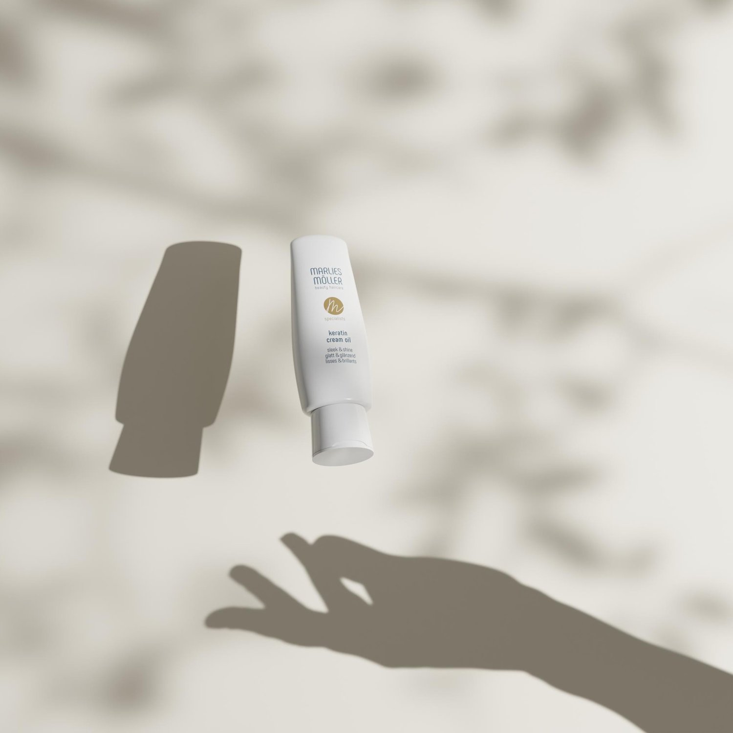 keratin cream oil sleek & shine
