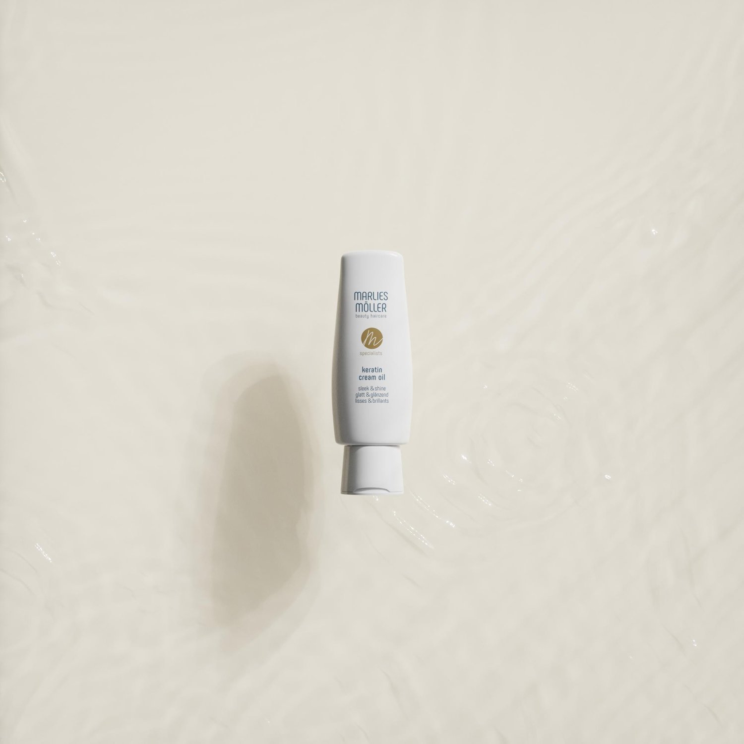 keratin cream oil sleek & shine