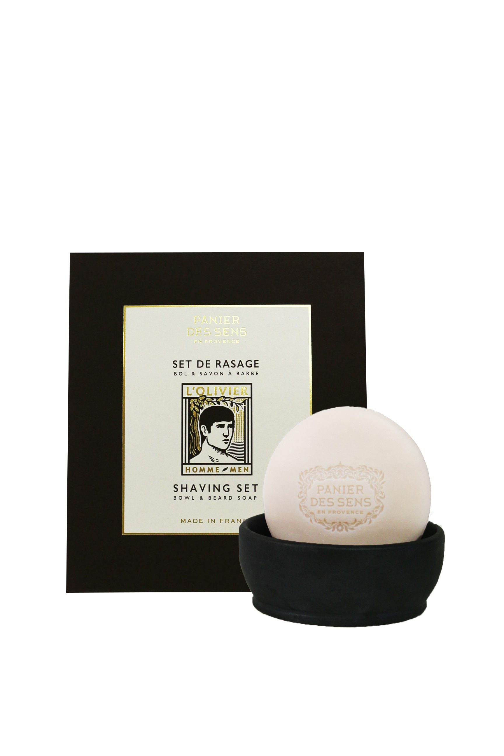 L'OLIVIER Rasierseife 150g & Tiegel