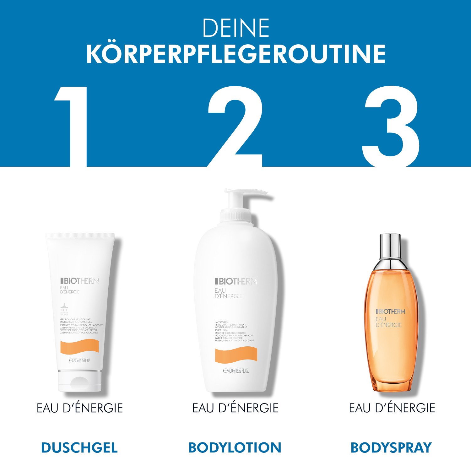 Eau d'Energie Shower Gel