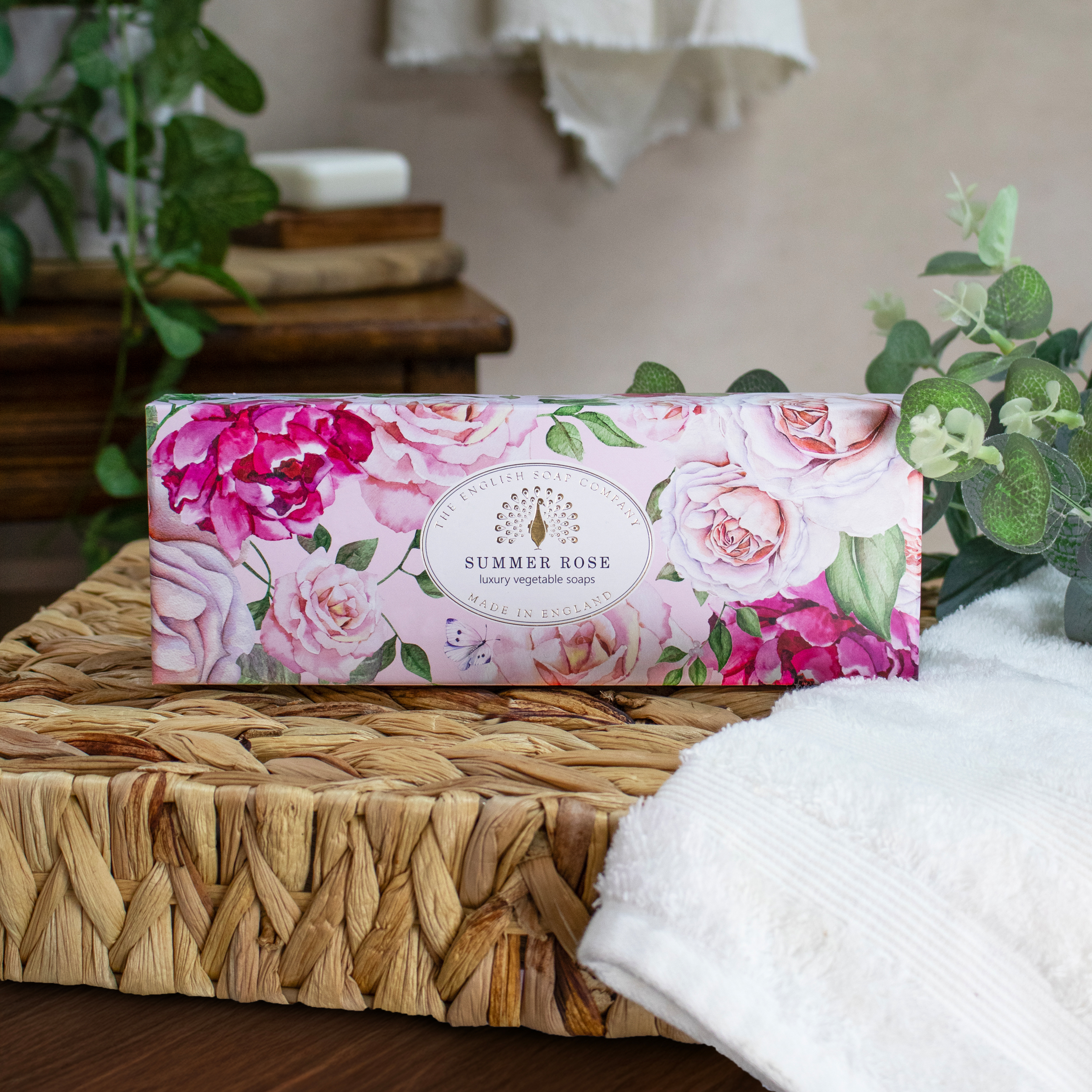 Triple Soap Gift Box  Summer Rose