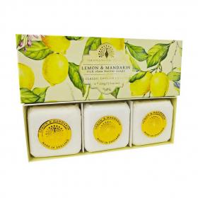 Lemon & Mandarin Luxury Soap Gift Set 