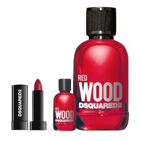 Red Wood Eau de Toilette 100ml & gratis Gift-Set (Miniatur+Lipstick) 
